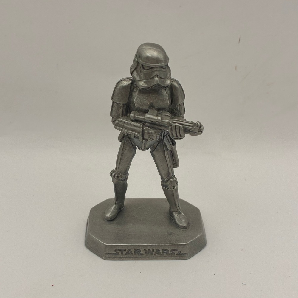 Vintage 1994 Star Wars Rawcliffe Fine Pewter Stormtrooper Figurine RF 965